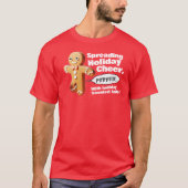 Scheten Gingerbread Man Kerst T-shirt (Voorkant)
