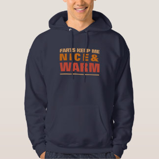 SCHETEN HOUDEN ME WARM GRAPPIG CITAAT HOODIE