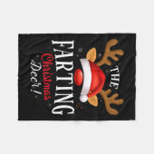 Scheten Kerst Herten Pus Xmas Familie Matching Fleece Deken (Voorkant (Horizontaal))