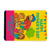 Scheten met liefde: een Vaderdag Classic Magneet (Horizontaal)