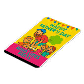 Scheten met liefde: een Vaderdag Classic Magneet (Linkerzijde)