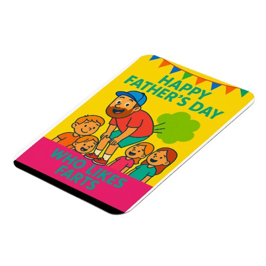 Scheten met liefde: een Vaderdag Classic Magneet (Linkerzijde)