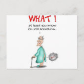 scheten oud Man Briefkaart (Voorkant)