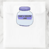 Scheten & Receptenpot Vierkante Sticker (Tas)