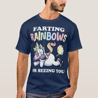 Scheten regenbogen voor het zien van je t-shirt