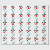 Scheten Sneeuwman Hoe Sneeuwvlokken zijn echt gema Cadeaupapier (Vlak)