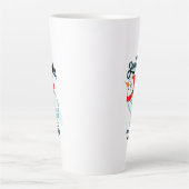 Scheten Sneeuwman Hoe Sneeuwvlokken zijn echt gema Latte Mok (Voorkant)