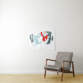 Scheten Sneeuwman Hoe Sneeuwvlokken zijn echt gema Wandkleed (In Situ (horizontaal))