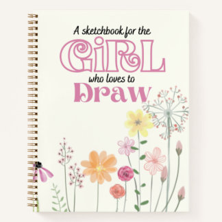 Schetkbook Kunstwerk Notitieboek Tekening Floral C