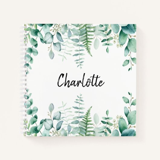 Schetkookboek Eucalyptusbossen Notitieboek (Voorkant)