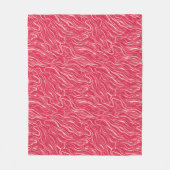 Schetkrommen Fleece Deken (Voorkant)