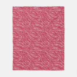 Schetkrommen Fleece Deken