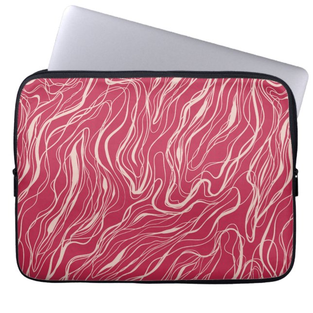 Schetkrommen Laptop Sleeve (Voorkant)