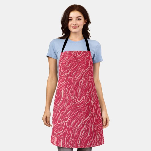 Schetkrommen Schort (Gedragen)