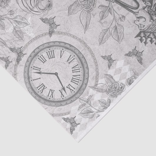 Schets Alice in Wonderland ontkoppeling Tissuepapier (Detail)