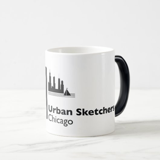 Schets Chicago Magische Mok (Voorkant rechts)