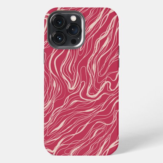 Schets curven iPhone hoesje (Achterkant)