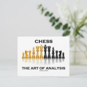 Schets de analytische kunst briefkaart (Staand voorkant)