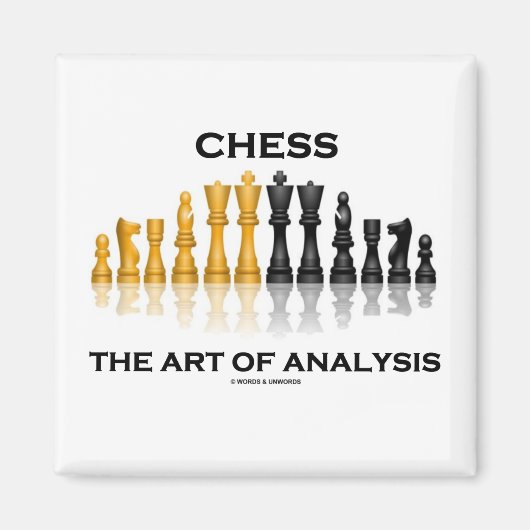 Schets de analytische kunst magneet (Voorkant)