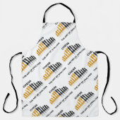 Schets de analytische kunst schort (Voorkant)