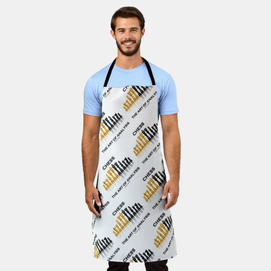 Schets de analytische kunst schort (Gedragen)