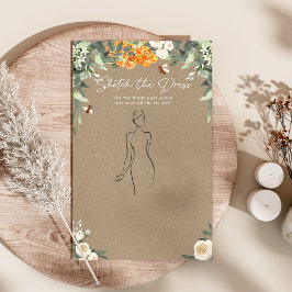 Schets de Bruidsjurk Bruidsfeest Spel