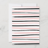 Schets de Dress Hand Drawn Bow Vrijgezellenfeest s Kaart (Achterkant)