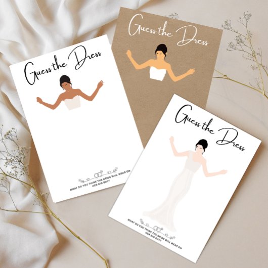 Schets de jurk stijl 5 witte achtergrond kaart