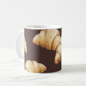 Schets: desserts, gebak in patroon. koffiemok (Voorkant links)