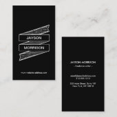 Schets Doodle Tekening lint Logo Visitekaartje (Voorkant / Achterkant)