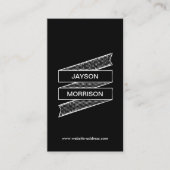 Schets Doodle Tekening lint Logo Visitekaartje (Voorkant)