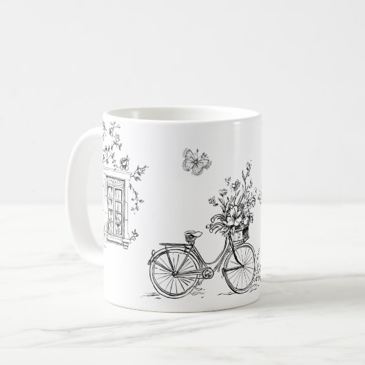 Schets Doodles Collectie Koffiemok (Voorkant links)