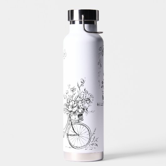 Schets Doodles Collectie Waterfles (Links)