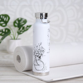 Schets Doodles Collectie Waterfles