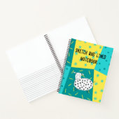 Schets en gelinieerd notitieboek (Binnen)