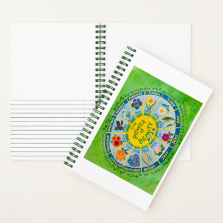 Schets en schrijf 2025 Bloem van de Maand Journal Notitieboek