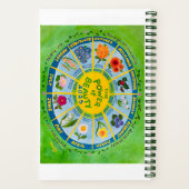 Schets en schrijf 2025 Bloem van de Maand Journal Notitieboek (Achterkant)