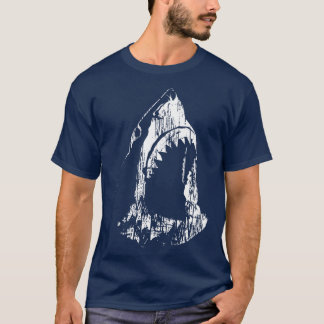 Schets Grafische schets Grafische oceaanaquat T-shirt