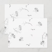 Schets, graniet briefkaart (Voorkant / Achterkant)