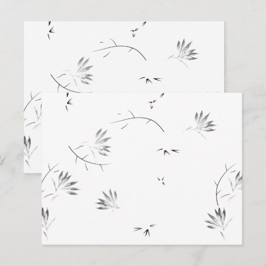 Schets, graniet briefkaart (Voorkant / Achterkant)