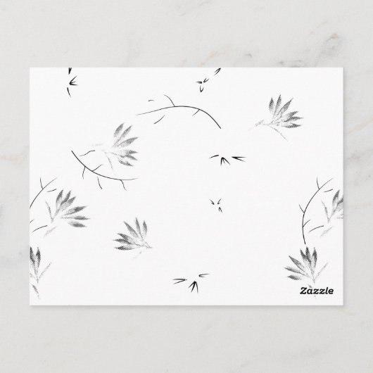 Schets, graniet briefkaart (Achterkant)