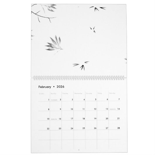 Schets, graniet kalender (Feb 2026)