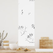 Schets, graniet voetstuk poster (Keuken)