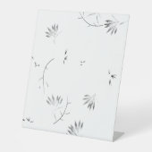 Schets, graniet voetstuk reclamebord met voetstuk (Voorkant)