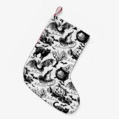 Schets Halloween naadloos patroon Kleine Kerstsok (Voorkant (Hangend))