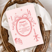 Schets Hand getrokken boog Baby shower Diapper Raf Informatiekaartje