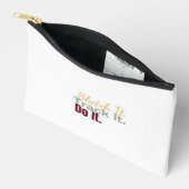 Schets het. Volg het. Doe het. Pouch Etui (Open)
