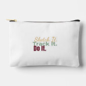 Schets het. Volg het. Doe het. Pouch Etui (Voorkant)