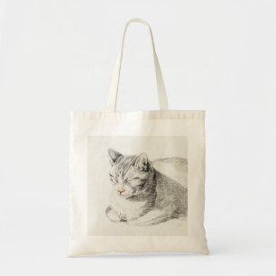 Schets kattentekening 19 door Jean Bernard Tote Bag