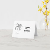 Schets kerstkaart zwart en wit kaart (Gele Bloem)